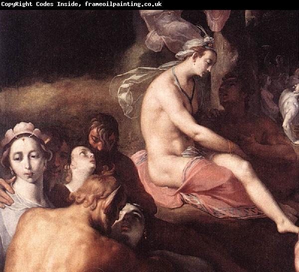 CORNELIS VAN HAARLEM The Wedding of Peleus and Thetis (detail) fdg